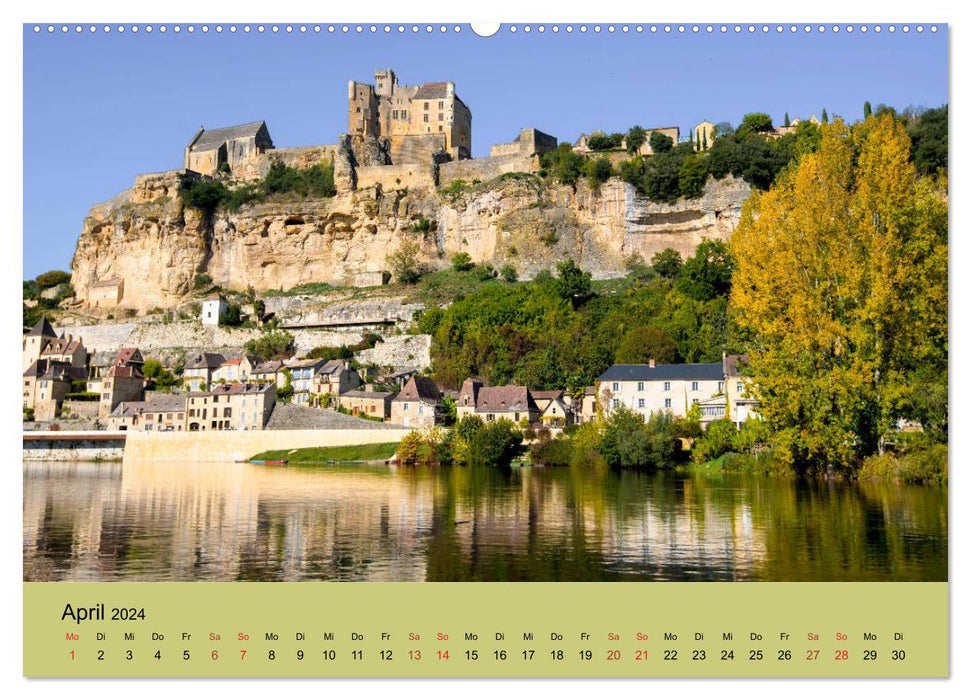 Dorfidyllen in Frankreich (CALVENDO Premium Wandkalender 2024)