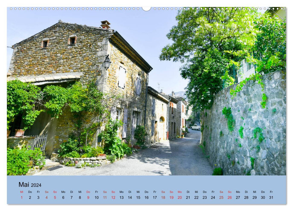 Idylles de villages en France (Calendrier mural CALVENDO Premium 2024) 