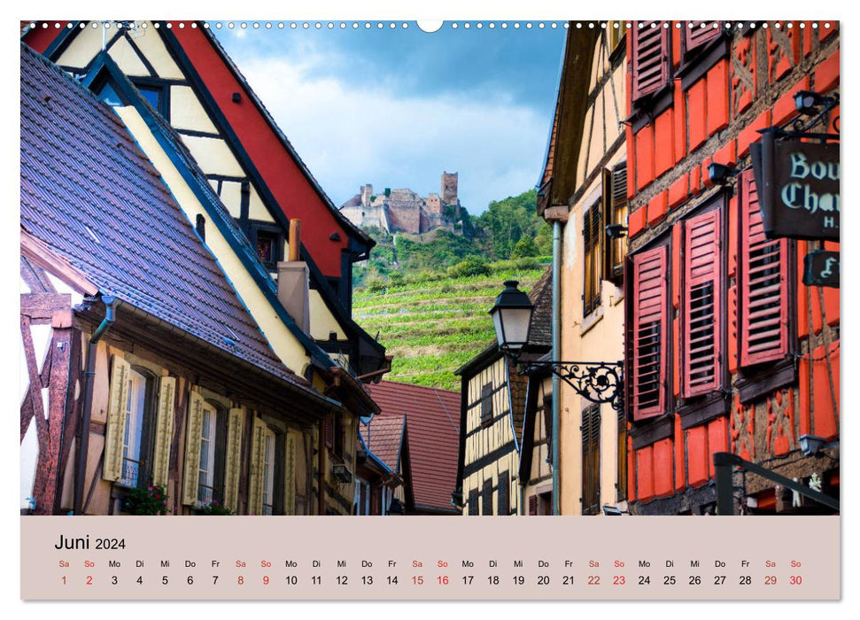 Dorfidyllen in Frankreich (CALVENDO Premium Wandkalender 2024)