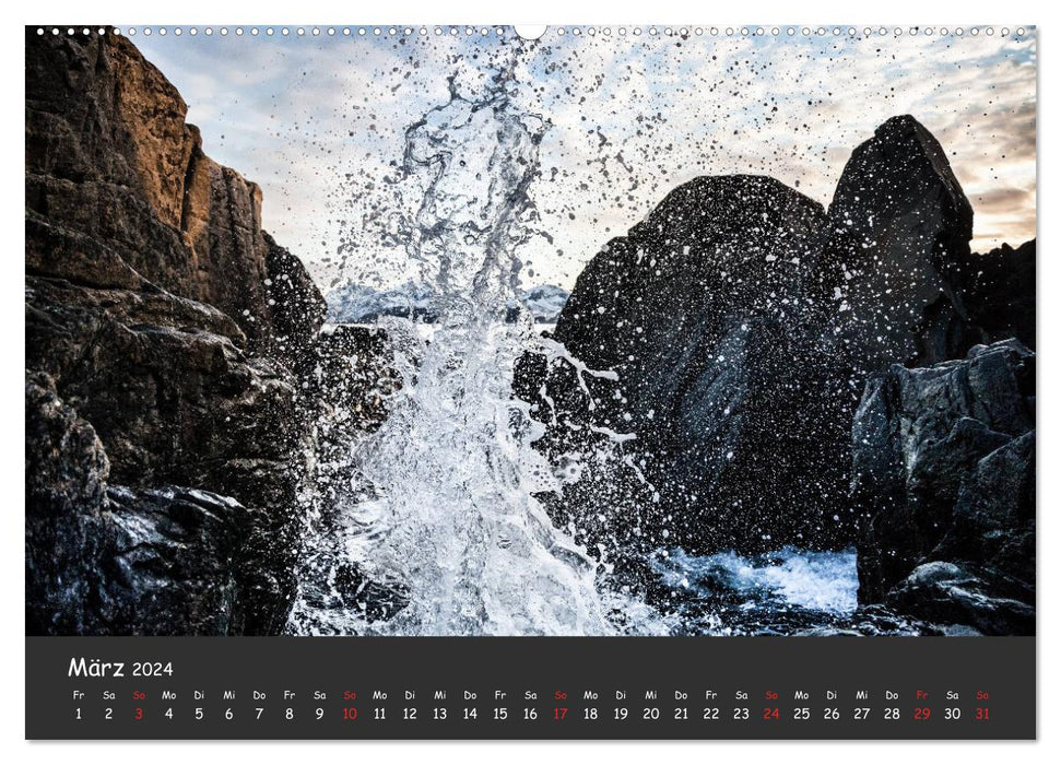 Lofotenküste (CALVENDO Premium Wandkalender 2024)