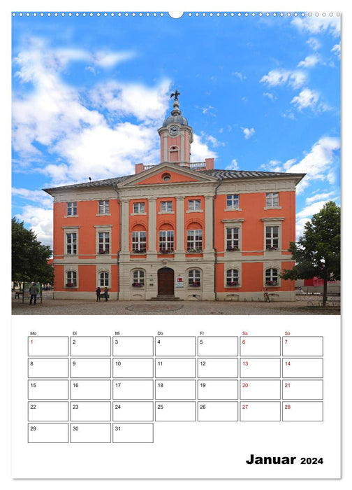 Templin - ville de l'Uckermark (calendrier mural CALVENDO 2024) 