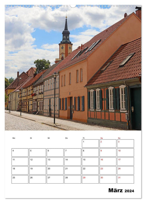 Templin - ville de l'Uckermark (calendrier mural CALVENDO 2024) 