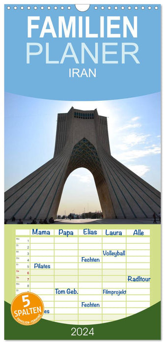 IRAN 2024 (Planificateur familial CALVENDO 2024) 