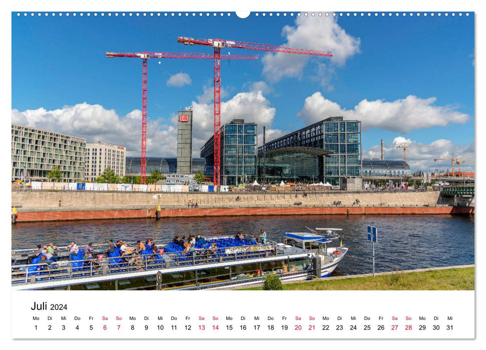 Das Regierungsviertel in Berlin (CALVENDO Premium Wandkalender 2024)