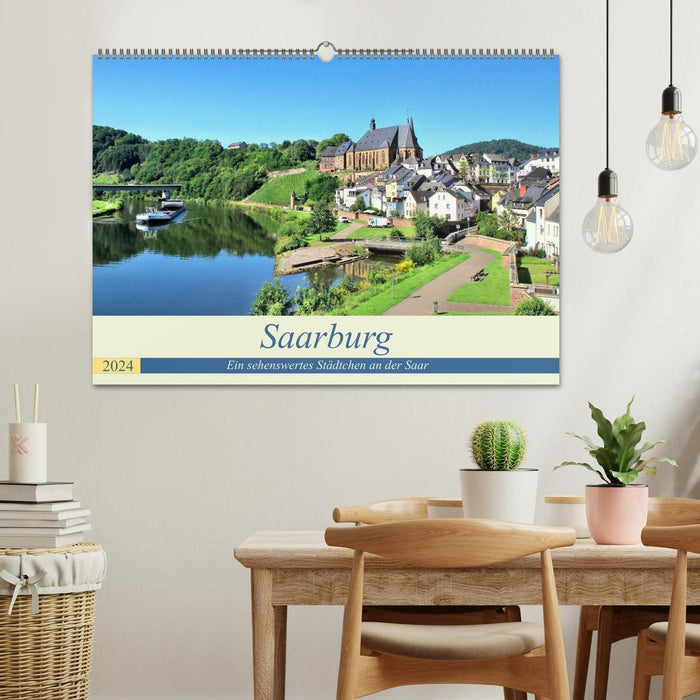 Saarburg - Ein sehenswertes Städtchen an der Saar (CALVENDO Wandkalender 2024)