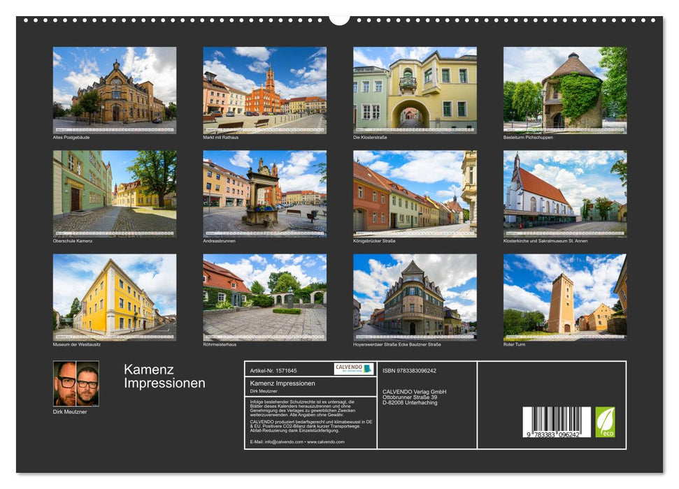 Kamenz Impressionen (CALVENDO Premium Wandkalender 2024)