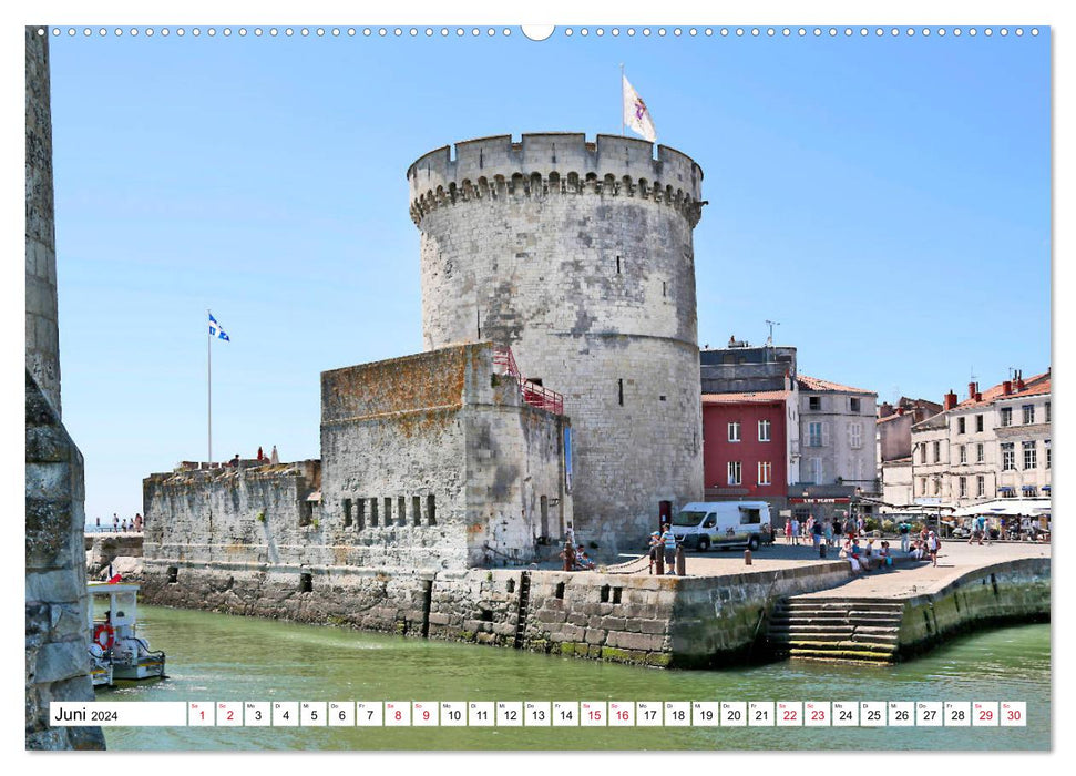Ein Sommer in La Rochelle vom Frankfurter Taxifahrer Petrus Bodenstaff (CALVENDO Premium Wandkalender 2024)