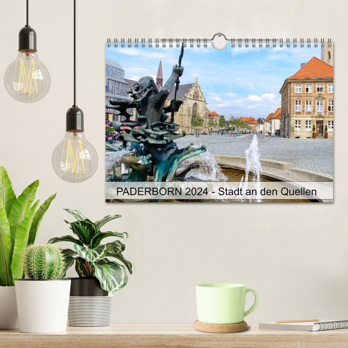 PADERBORN - Ville aux sources (Calendrier mural CALVENDO 2024) 