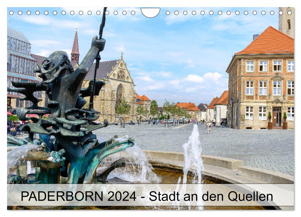 PADERBORN - Ville aux sources (Calendrier mural CALVENDO 2024) 