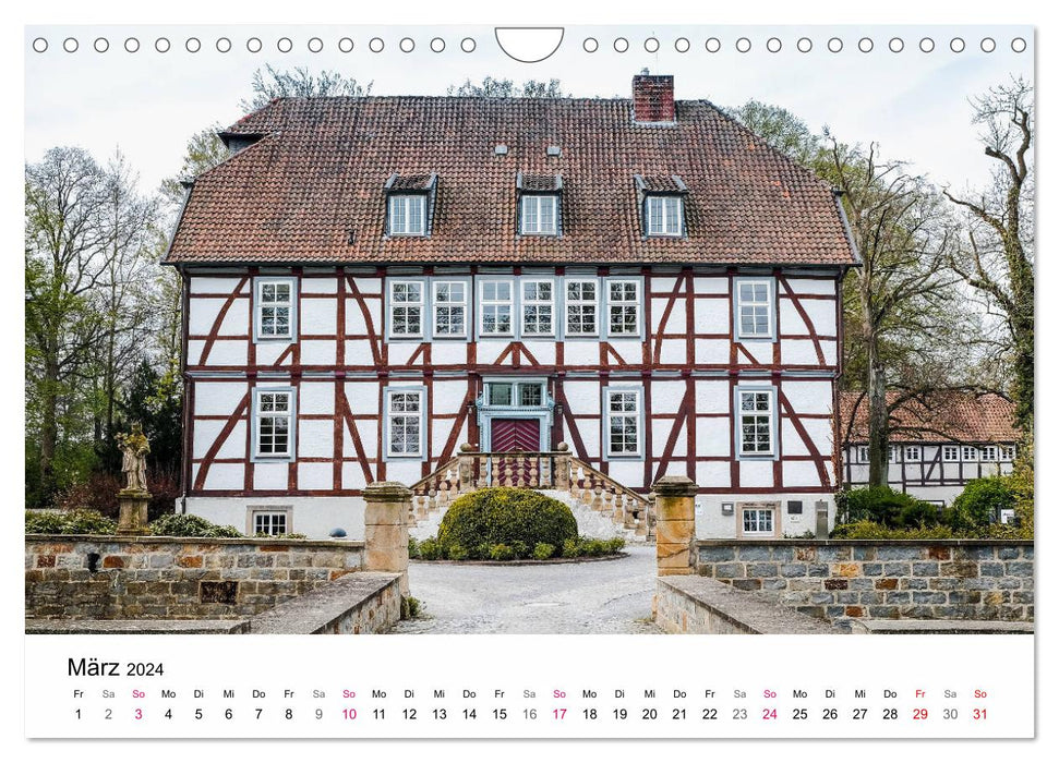 PADERBORN - Ville aux sources (Calendrier mural CALVENDO 2024) 