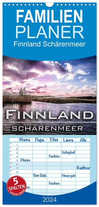 Finnland Schärenmeer (CALVENDO Familienplaner 2024)