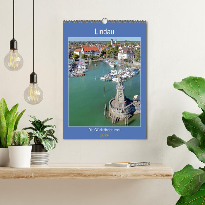 Lindau. Die Glücksfinder-Insel (CALVENDO Wandkalender 2024)