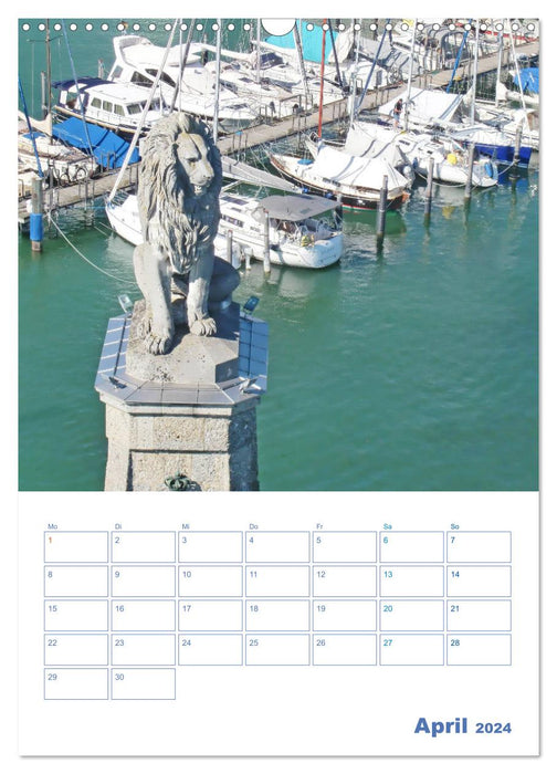 Lindau. L'île Lucky Finder (calendrier mural CALVENDO 2024) 