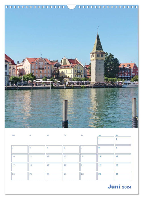 Lindau. L'île Lucky Finder (calendrier mural CALVENDO 2024) 