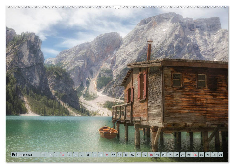 Dolomiten, Alpenparadies im Norden Italiens (CALVENDO Premium Wandkalender 2024)