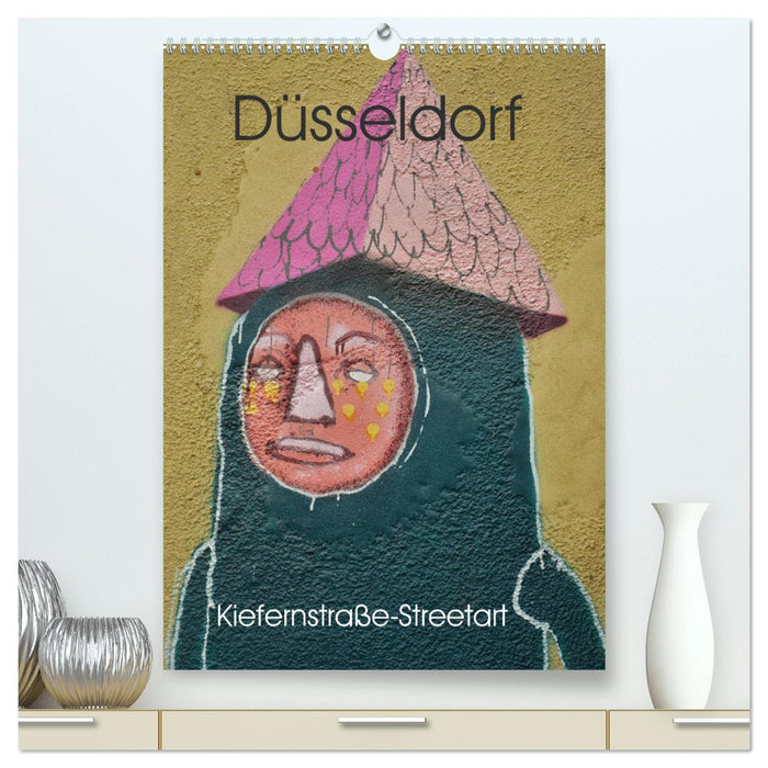 Düsseldorf Kiefernstraße-Streetart (CALVENDO Premium Wandkalender 2024)