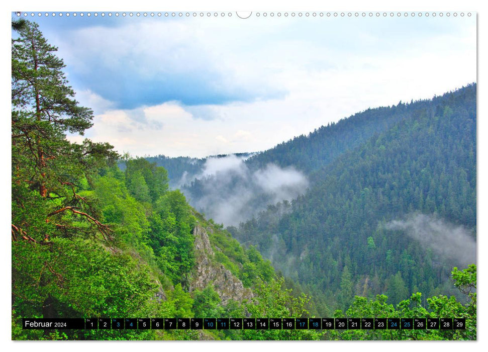 Slovaquie - Loin des Hautes Tatras (Calvendo Premium Wall Calendar 2024) 