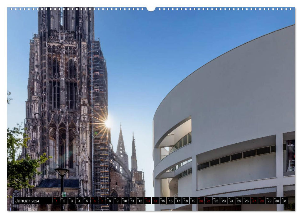 Ulm einfach liebenswert (CALVENDO Wandkalender 2024)