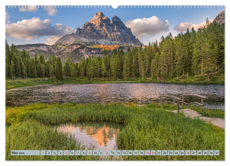 Dolomiten, Alpenparadies im Norden Italiens (CALVENDO Wandkalender 2024)