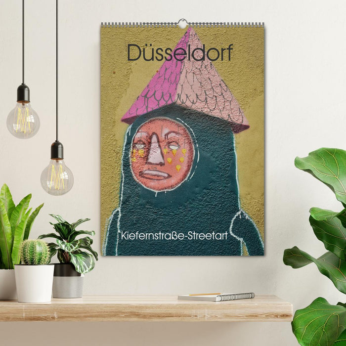 Düsseldorf Kiefernstraße-Streetart (CALVENDO Wandkalender 2024)