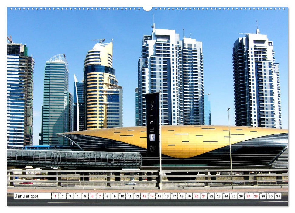 Dubai - Stadt der Superlative (CALVENDO Premium Wandkalender 2024)