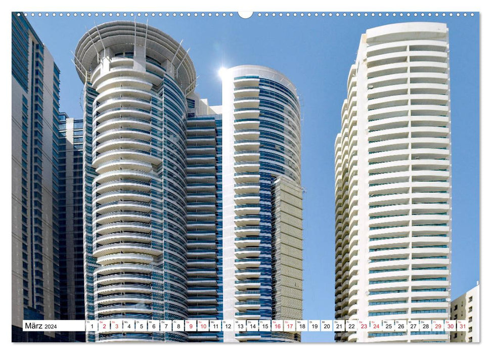 Dubai - Stadt der Superlative (CALVENDO Premium Wandkalender 2024)