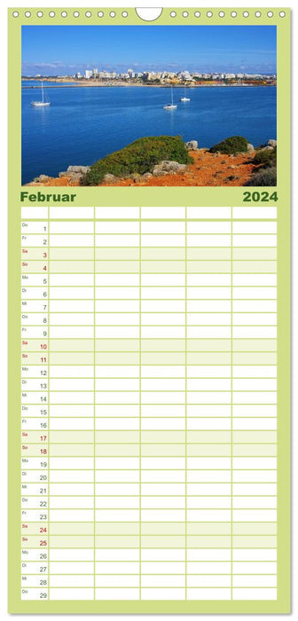 Algarve (Agenda familial CALVENDO 2024) 