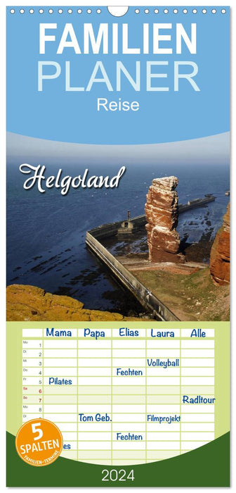 Helgoland (Agenda familial CALVENDO 2024) 