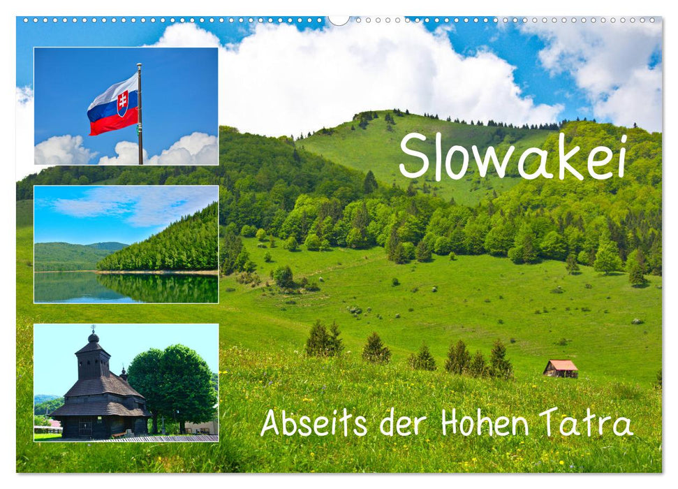 Slowakei - Abseits der Hohen Tatra (CALVENDO Wandkalender 2024)