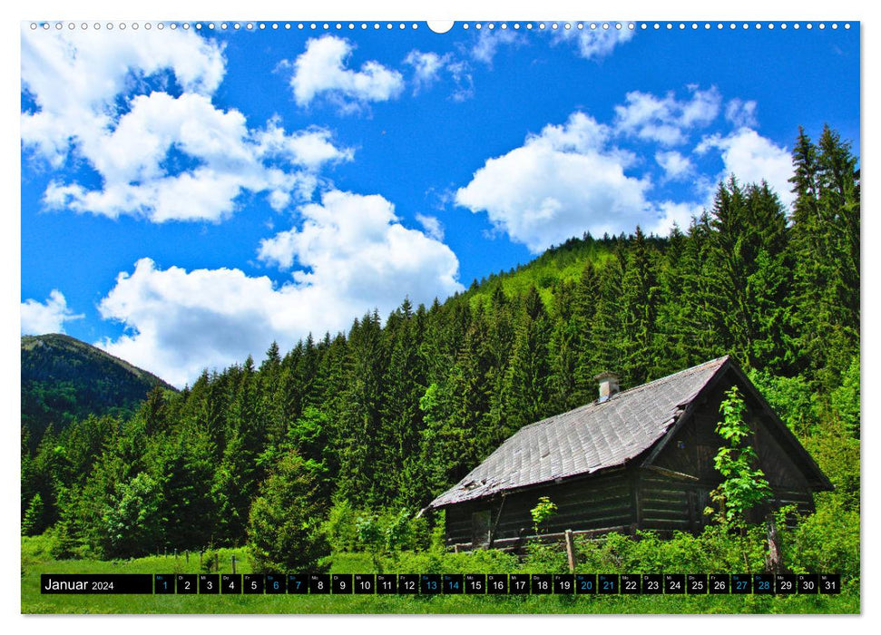 Slowakei - Abseits der Hohen Tatra (CALVENDO Wandkalender 2024)