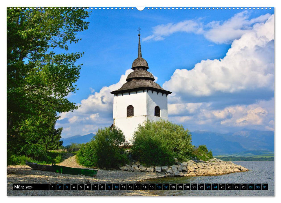 Slovaquie - Loin des Hautes Tatras (Calendrier mural CALVENDO 2024) 