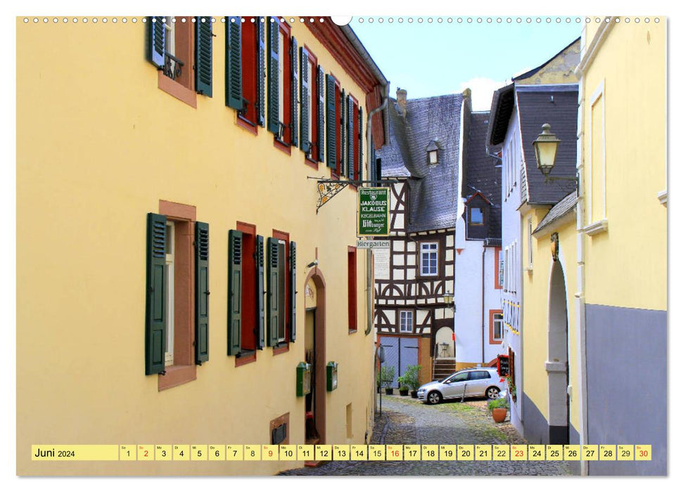 Rüdesheim - Eine Perle am Mittelrhein (CALVENDO Wandkalender 2024)