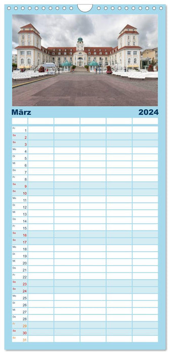 Sassnitz et Rügen (Agenda familial CALVENDO 2024)