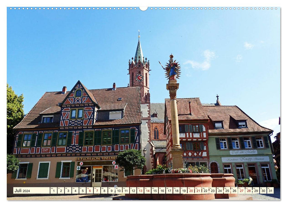 Ladenburg - Die Römerstadt am Neckar (CALVENDO Premium Wandkalender 2024)