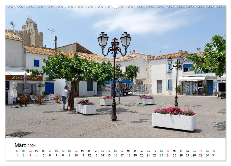 Frankreichs schönste Dörfer - Saintes Maries de la Mer (CALVENDO Wandkalender 2024)
