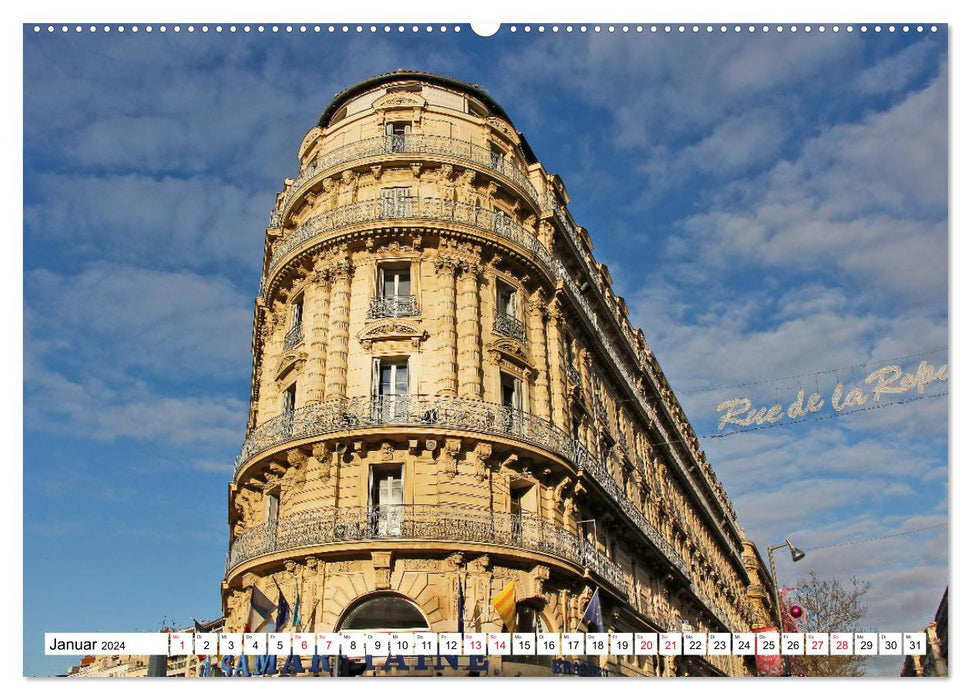 Marseille par Petrus Bodenstaff, chauffeur de taxi de Francfort (calendrier mural CALVENDO 2024) 