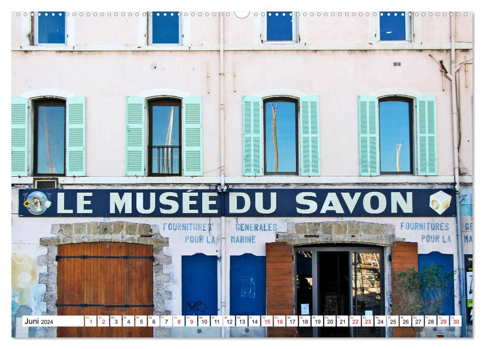 Marseille par Petrus Bodenstaff, chauffeur de taxi de Francfort (calendrier mural CALVENDO 2024) 