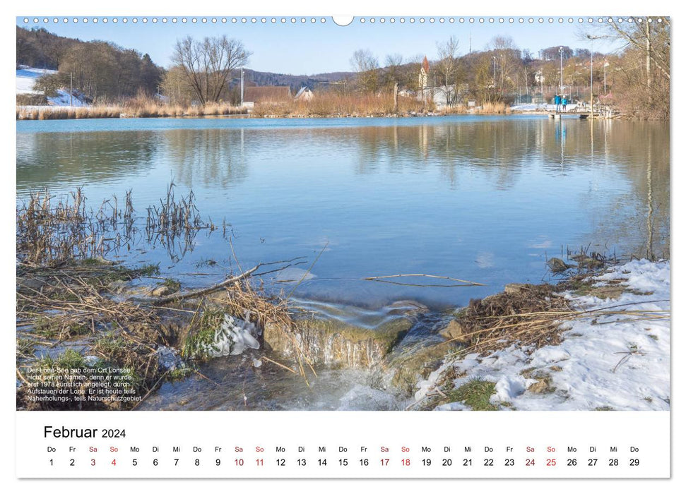 Das Lonetal - Wiege der menschlichen Kunst (CALVENDO Wandkalender 2024)