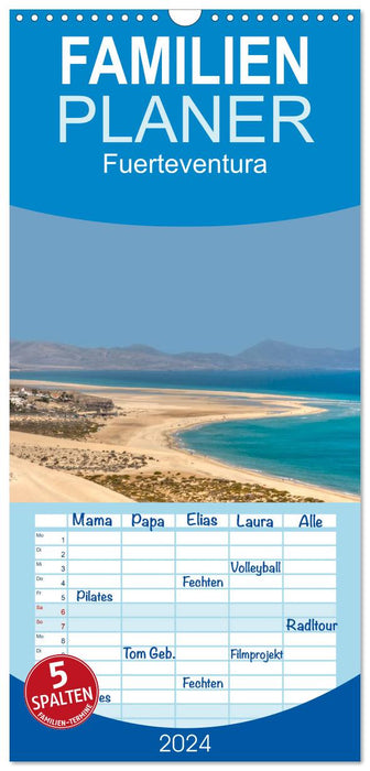 Fuerteventura (CALVENDO Familienplaner 2024)