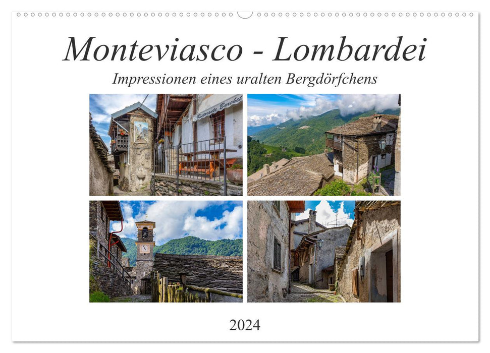 Monteviasco - Lombardie (Calendrier mural CALVENDO 2024) 