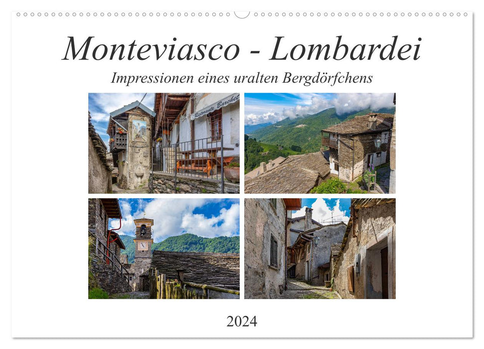 Monteviasco - Lombardei (CALVENDO Wandkalender 2024)