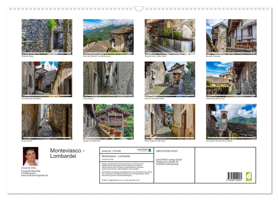 Monteviasco - Lombardei (CALVENDO Wandkalender 2024)