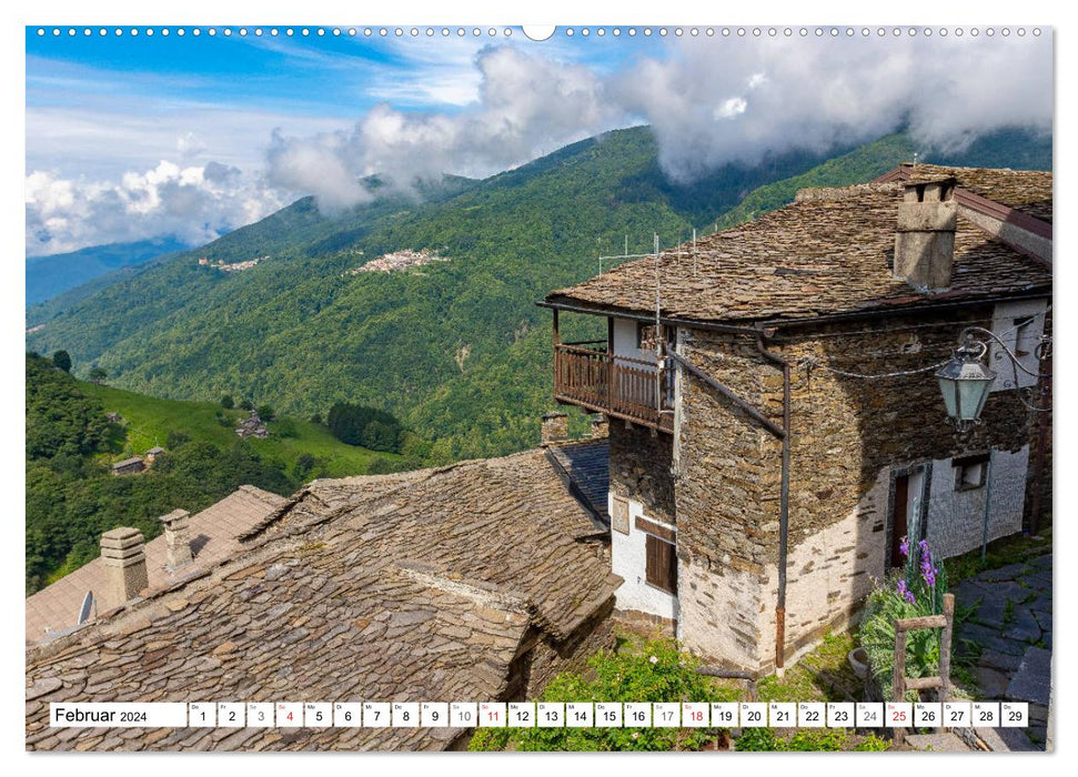 Monteviasco - Lombardei (CALVENDO Wandkalender 2024)