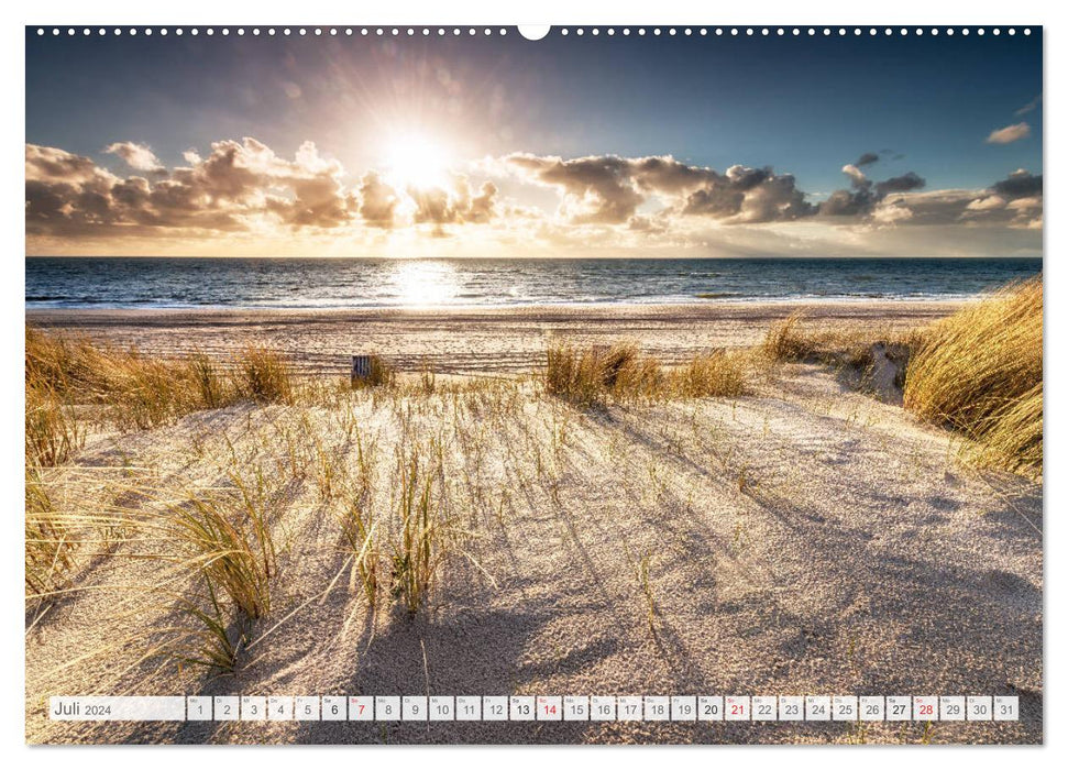 Nordseeperle Sylt (CALVENDO Premium Wandkalender 2024)