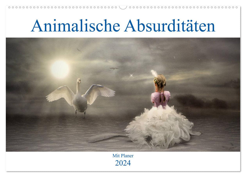 Animalische Absurditäten mit Planer (CALVENDO Wandkalender 2024)