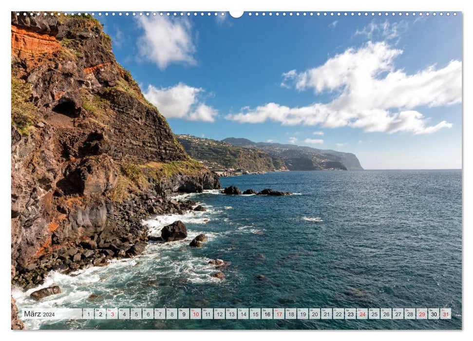Madeira - eine Rundreise (CALVENDO Premium Wandkalender 2024)