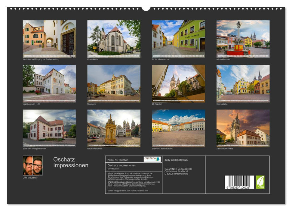 Oschatz Impressionen (CALVENDO Premium Wandkalender 2024)