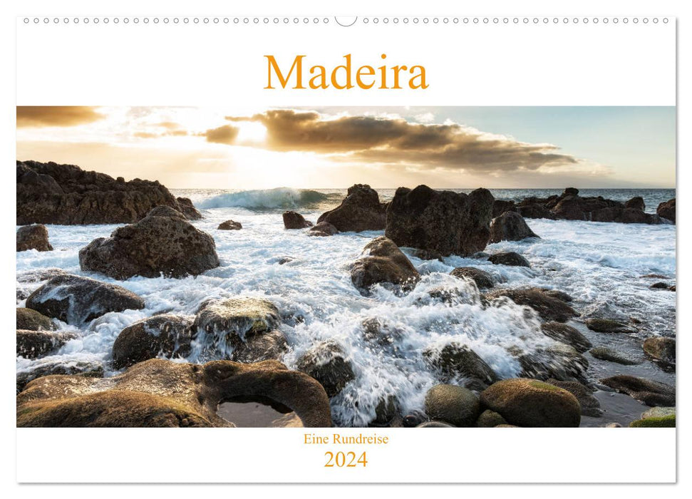 Madeira - eine Rundreise (CALVENDO Wandkalender 2024)