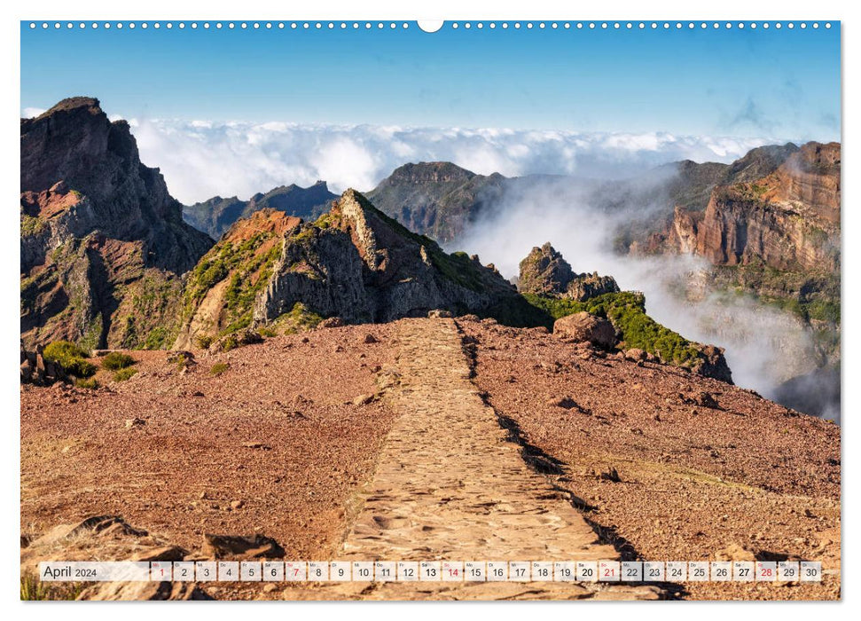 Madeira - eine Rundreise (CALVENDO Wandkalender 2024)