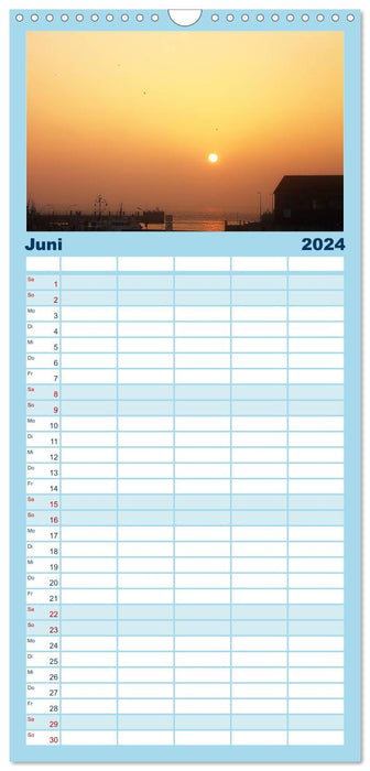 Sensation de la mer du Nord - Cuxhaven (Planificateur familial CALVENDO 2024) 